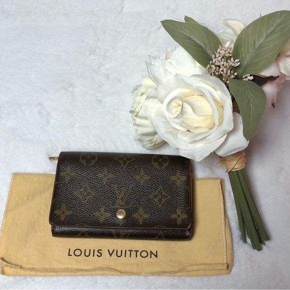 Louis Vuitton Monogram Porte-Monnaie Tresor Bifold Wallet;Date Code(CA1004) - Picture 1 of 17